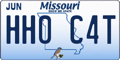 MO license plate HH0C4T