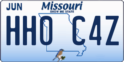 MO license plate HH0C4Z