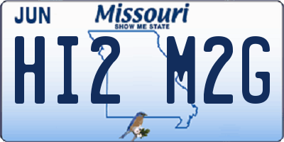MO license plate HI2M2G