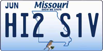 MO license plate HI2S1V