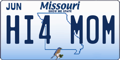 MO license plate HI4M0M