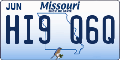 MO license plate HI9Q6Q