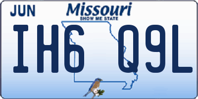 MO license plate IH6Q9L