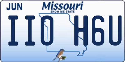 MO license plate II0H6U