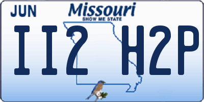 MO license plate II2H2P
