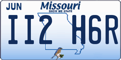 MO license plate II2H6R