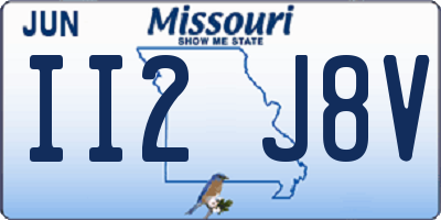 MO license plate II2J8V