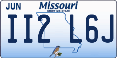 MO license plate II2L6J