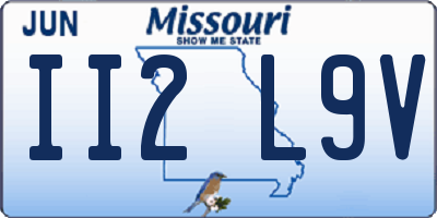 MO license plate II2L9V