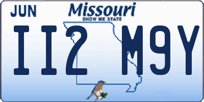 MO license plate II2M9Y