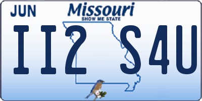 MO license plate II2S4U
