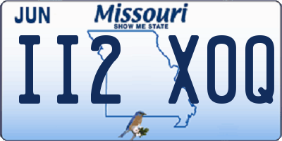 MO license plate II2X0Q