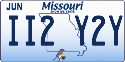 MO license plate II2Y2Y