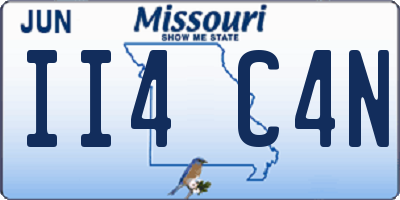 MO license plate II4C4N