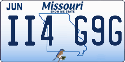 MO license plate II4G9G