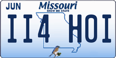 MO license plate II4H0I