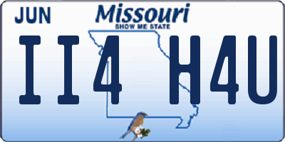 MO license plate II4H4U