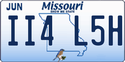 MO license plate II4L5H