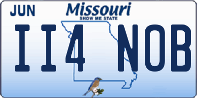 MO license plate II4N0B
