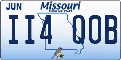 MO license plate II4Q0B