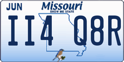 MO license plate II4Q8R