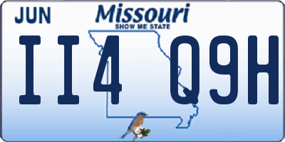 MO license plate II4Q9H