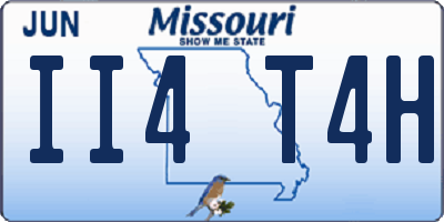 MO license plate II4T4H