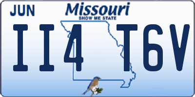 MO license plate II4T6V