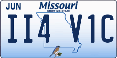 MO license plate II4V1C