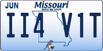 MO license plate II4V1T