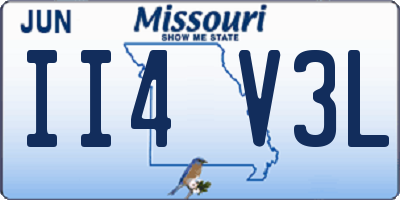 MO license plate II4V3L