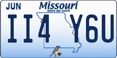 MO license plate II4Y6U
