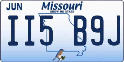 MO license plate II5B9J