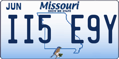 MO license plate II5E9Y