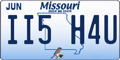 MO license plate II5H4U