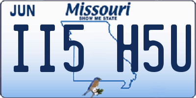MO license plate II5H5U