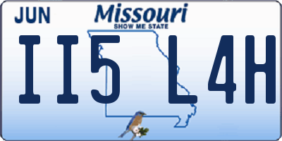 MO license plate II5L4H