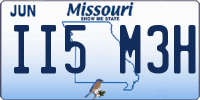 MO license plate II5M3H
