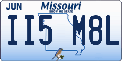 MO license plate II5M8L