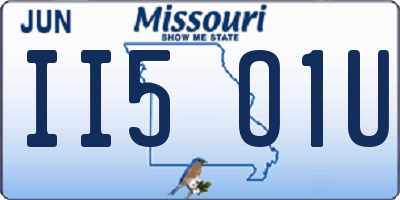 MO license plate II5O1U