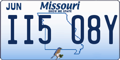 MO license plate II5O8Y