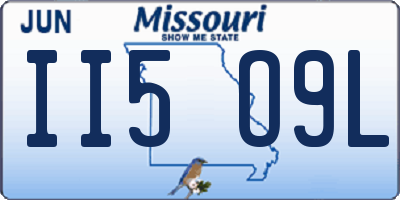 MO license plate II5O9L