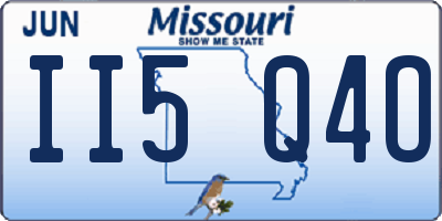 MO license plate II5Q4O