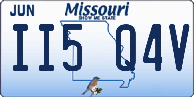 MO license plate II5Q4V