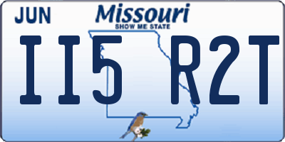 MO license plate II5R2T