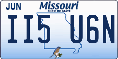 MO license plate II5U6N