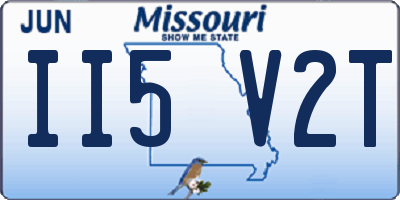 MO license plate II5V2T