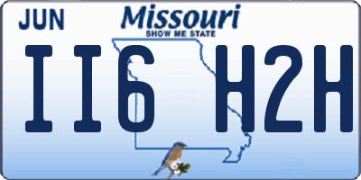 MO license plate II6H2H