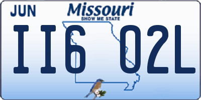 MO license plate II6O2L