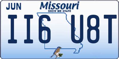 MO license plate II6U8T